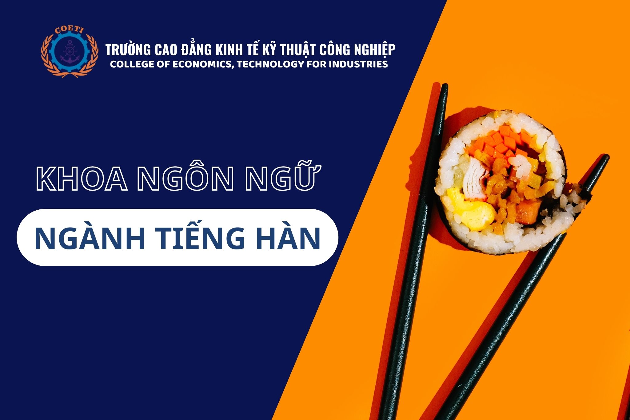 NGÀNH CAO ĐẲNG TIẾNG HÀN